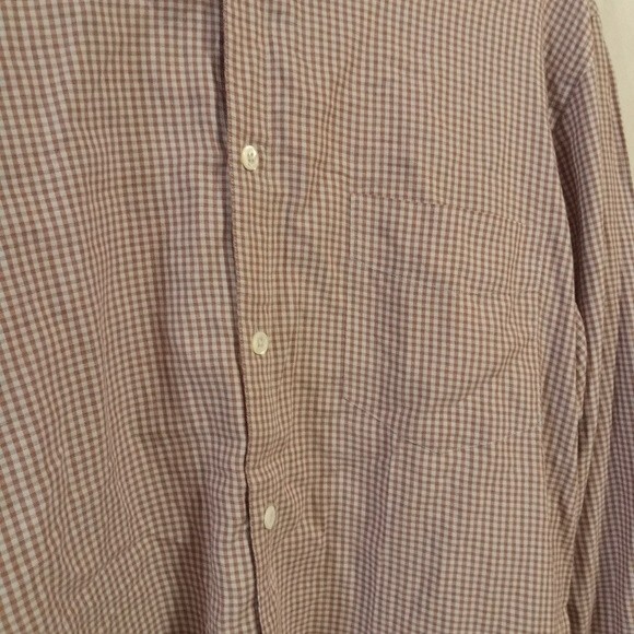 Billy Reid Gingham Cotton Button Up Shirt - Picture 5 of 7